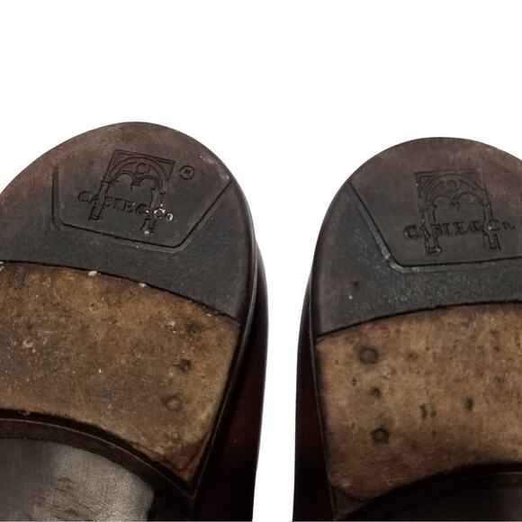 Cable & Co. Shoes Mens 9.5 Kiltie Loafers Brown Leather Made in Italy - Picture 4 of 9